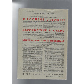 Elementi di tecnologia meccanica: FONDERIA