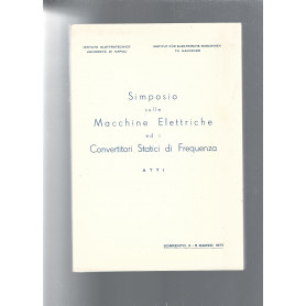 SIMPOSIO SULLE MACCHINE ELETTRICHE ED I CONVERTITORI STATICI DI FREQUENZALibrisaggi