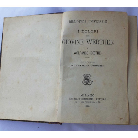 I dolori del giovine Werther