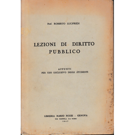 Lezioni di diritto pubblico