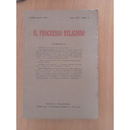 IL PROGRESSO RELIGIOSO