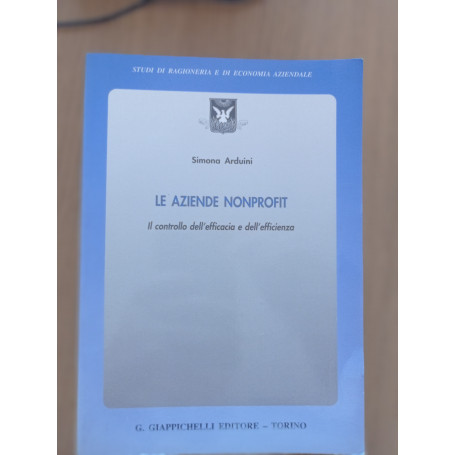 Le aziende nonprofit : il controllo dell'efficacia e dell'efficienza