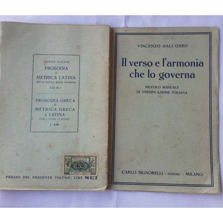 Il verso e l'armonia che lo governa