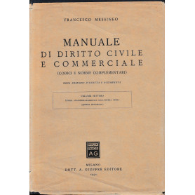 Manuale di Diritto Civile e Commerciale