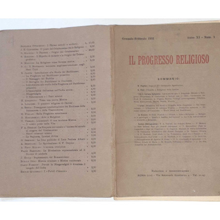Il progresso religioso N.1