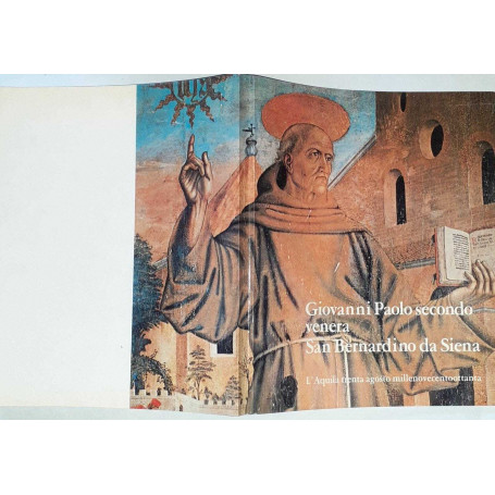 Giovanni Paolo Secondo venera San Bernardino da Siena