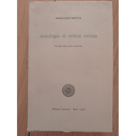 Antologia di critica storica
