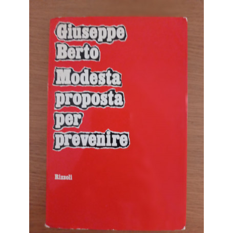 Modesta proposta per prevenire