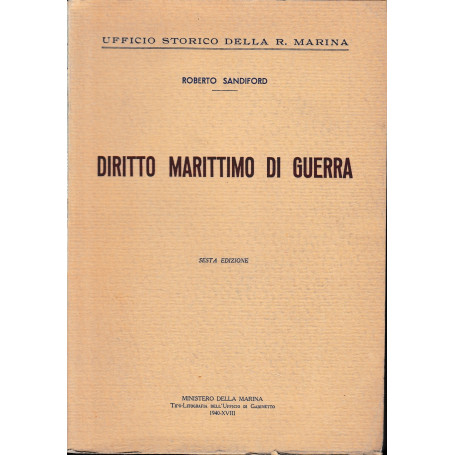 Diritto Marittimo di Guerra