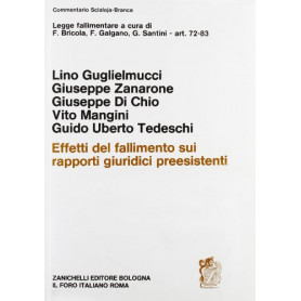 Legge fallimentare. Effetti del fallimento sui rapporti giuridici preesistenti. Art. 72-83