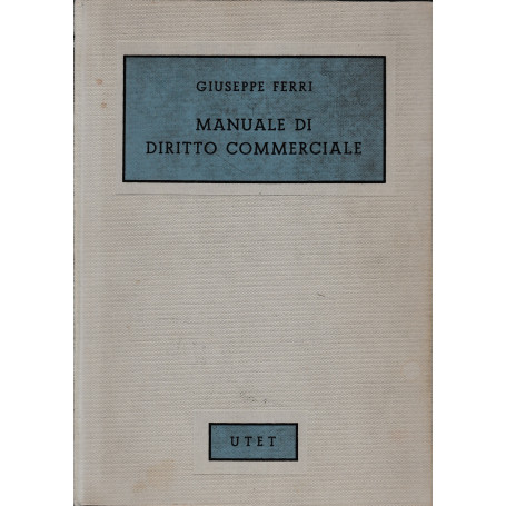 Manuale di diritto commerciale