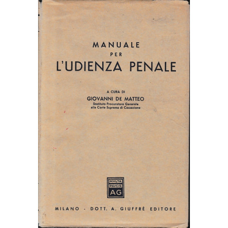 Manuale per l'udienza penale