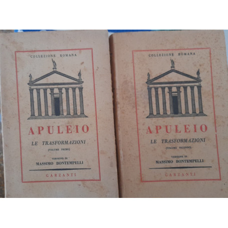 Le trasformazioni (I e II volume) versione di Massimo Bontempelli