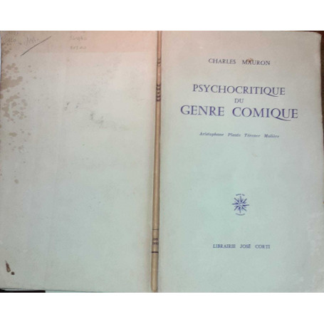 Psychocritique du genre comique