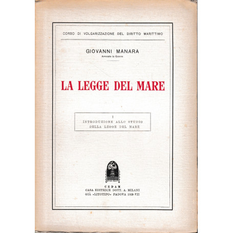 La legge del mare  due volumi.