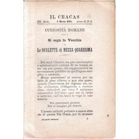 Il Cracas. Diario di Roma. Vol. 1. III serie