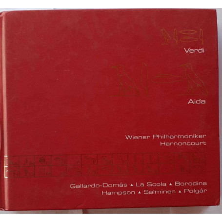 Verdi:  Aida - Wiener Philharmoniker   Harnoncourt   Gallardo-Dom's   La Scola   Borodina Hampson   Salminen   Polgár