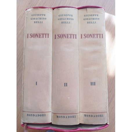 I sonetti (cofanetto di tre volumi)