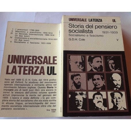 Storia del pensiero socialista V