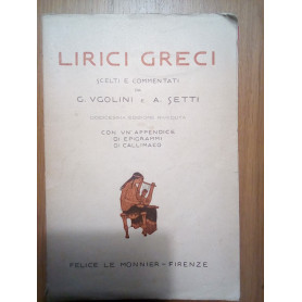 Lirici greci scelti e commentati