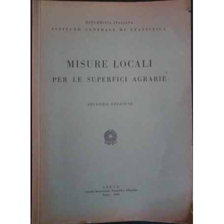 Misure locali per le superfici agrarie