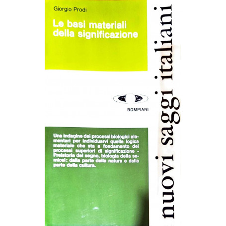 Le basi materiali della significazione