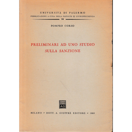 Preliminari ad uno studio sulla sanzione