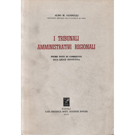 I Tribunali Amministrativi Regionali