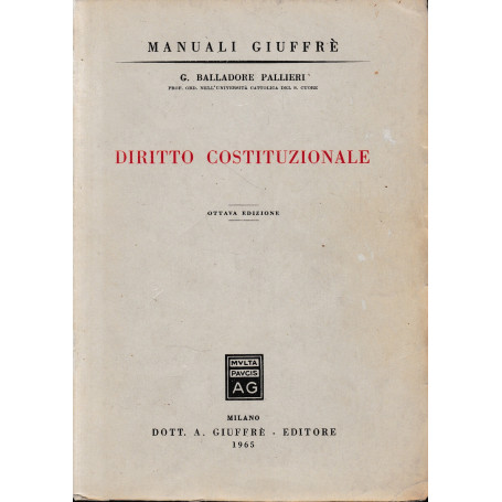 Diritto Costituzionale