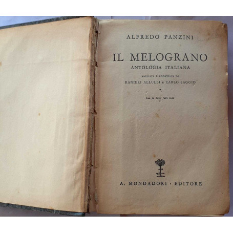 Il melograno.  Antologia italiana