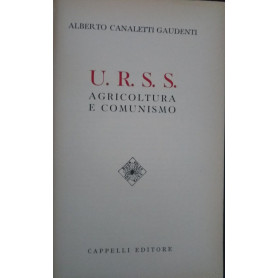 U.R.S.S. Agricoltura e comunismo