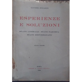 Esperienze e soluzioni