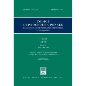 Codice Di Procedura Penale - Vol. 2  atti  libro 2  artt. 109-186Librisaggi