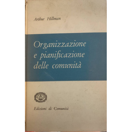 Organizzazione e pianificazione delle comunità
