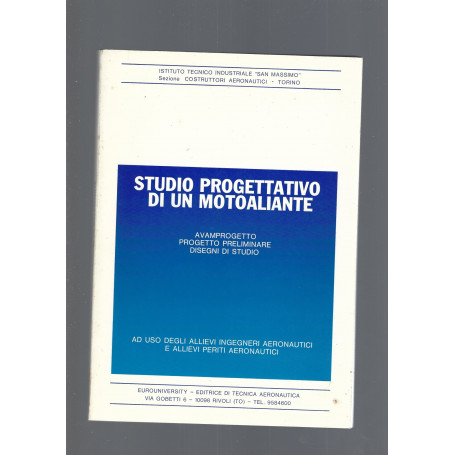 STUDIO PROGETTATIVO DI UN MOTOALIANTE