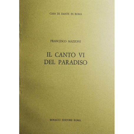 il canto VI del Paradiso