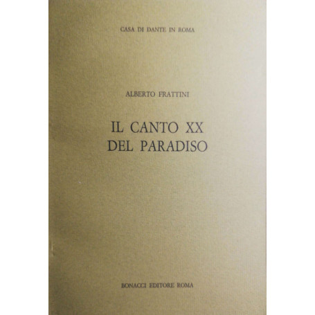 Il canto XX del Paradiso