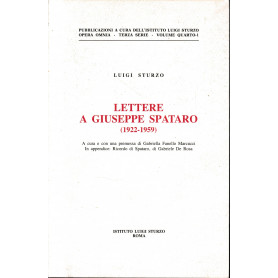 Lettere a Giuseppe Spataro (1922-1959)