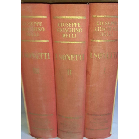 I Sonetti. Volume I II III