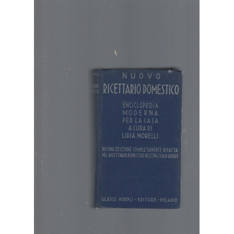 NUOVO RICETTARIO DOMESTICO