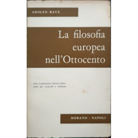 La filosofia europea dell'Ottocento