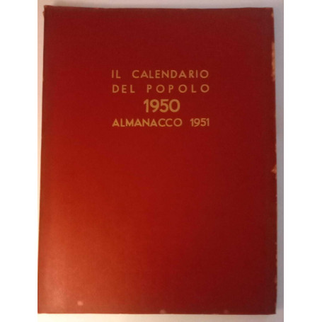 Il calendario de Popolo 1950 Almanacco 1951