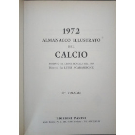 Almanacco illustrato del calcio. 1972