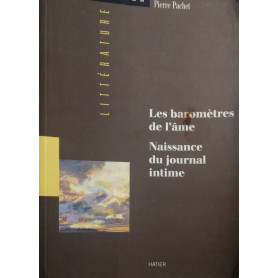 Les baromètres de l'ame Naissance du journal intimeLibrisaggi