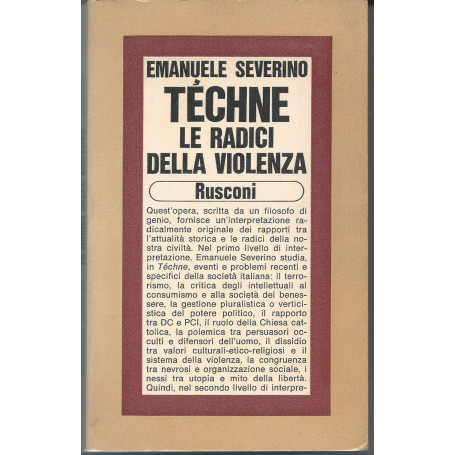 Téchne - Le radici della violenza