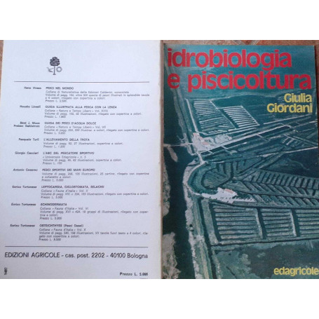 Idrobiologia e piscicoltura