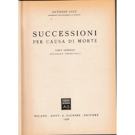 Trattato di Diritto Civile e Commerciale  vol. XLII  tomo 2: successioni per causa di morte