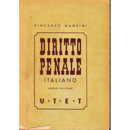 Trattato di Diritto Penale Italiano  vol. 4°