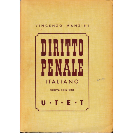 Trattato di Diritto Penale Italiano  vol. 7°