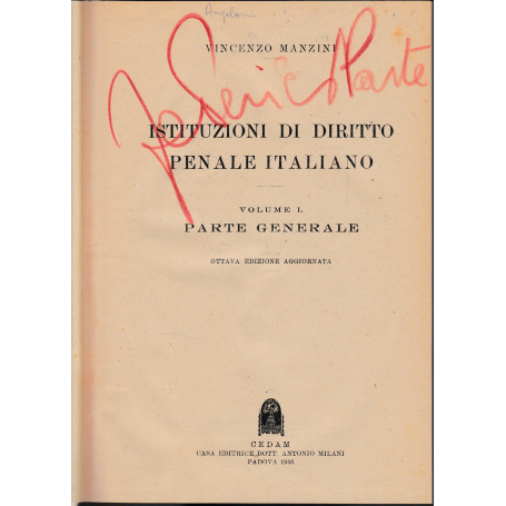Istituzioni di Diritto Penale Italiano